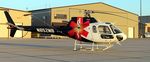 N852MB @ KGFK - Valley Med Flight's Eurocopter AS-350B-3 Astar on the ramp in Grand Forks, ND. - by Kreg Anderson