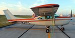 N21PL @ KGFK - Cessna R182 Skylane on the ramp in Grand Forks, ND.