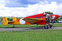 PT-DHI @ SDAM - Beech E.18S [BA-401] Amairais-Campinas~PP 22/03/2012