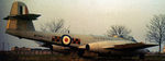 WK914 - Meteor F.8 of 85 Squadron as seen at RAF Manston in February 1975 where it was allocated for fire-training duties. - by Peter Nicholson