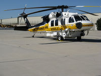 N190LA @ KWHP - Los Angeles County Fire 2001 Sikorsky S-70A Firehawk Helitanker #19 on ramp @ Whiteman Airport, Pacoima, CA home base - by Steve Nation