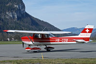 HB-CDB @ LSMF - Parked on apron on former airforce-base - by sparrow9