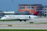 N603AT @ KGRR - DAL751 - KGRR-KATL - Taxi For Departure RWY 8R - by Mel II
