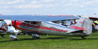 N3491V @ KOSH - California-based 1948 Cessna 195 at EAA AirVenture 2015. - by Chris Leipelt