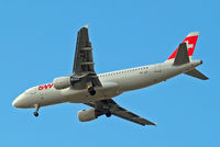 HB-JLR @ EGLL - Airbus A320-214 [5037] (Swiss International Air Lines) Home~G 30/04/2015. On approach 27R. - by Ray Barber