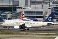 HZ-AS22 @ LTBA - Airbus A320-232 [4484] (Saudi Arabian Airlines)  Istanbul-Ataturk~TC 18/04/2015 - by Ray Barber