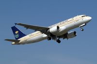 HZ-AS22 @ LTBA - Airbus A320-232 [4484] (Saudi Arabian Airlines)  Istanbul-Ataturk~TC 18/04/2015 - by Ray Barber