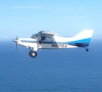 N9215X @ PFC - Flying along Oregon coast - by Chad Goracke
