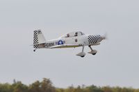 G-CIBM @ EGFH - Resident RV-8 departing Runway 04 for a local flight. - by Roger Winser