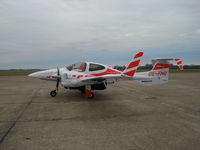 OE-FMR @ EHGG - DA-42 of Diamond Airborne Sensing - by Jack Poelstra