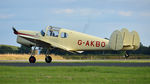 G-AKBO @ EGXG - 1. G-AKBO departing The Yorkshire Air Show, Church Fenton, Sept. 2015.