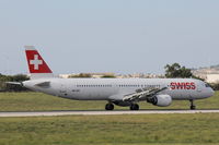 HB-IOH @ LMML - A321 HB-IOH Swiss - by Raymond Zammit