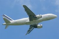 F-GPMA @ LFRB - Airbus A319-113, Take off rwy 07R, Brest-Bretagne Airport (LFRB-BES) - by Yves-Q