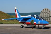 E95 @ LFSX - Dassault Dornier Alphajet E (F-TREQ), N° 00 of Patrouille de France 2015, Luxeuil-Saint Sauveur Air Base 116 (LFSX) Open day 2015 - by Yves-Q