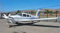 N666HP @ KRHV - Locally-based 1980 Piper Cherokee Arrow Turbo sitting in front of the Aero Dynamic hangar at Reid Hillview Airport, San Jose, CA. - by Chris Leipelt