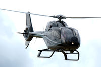 N555GJ @ EBDT - Eurocopter EC120B Colibri departing 2015 Schaffen-Diest fly-in.
It looks in a bit sinister in its dark colours. Piloted by two ladies. - by Van Propeller