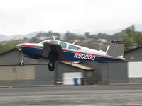 N9000Q @ SZP - 1969 Beech V35A BONANZA, Continental IO-520-B 285 Hp, Nebraska visitor, takeoff climb Rwy 22 - by Doug Robertson