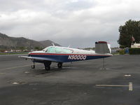 N9000Q @ SZP - 1969 Beech V35A BONANZA, Continental IO-520-B 285 Hp, on transient line - by Doug Robertson