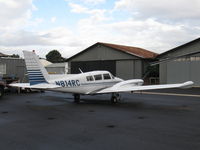 N814RC @ SZP - 1966 Piper PA-30 TWIN COMANCHE, upgraded with two Lycoming IO-320 turbocharged & counter-rotating 160 Hp each, in effect-a PA-39. Nose Radar & tip tanks-was prepped for round the world trip. - by Doug Robertson