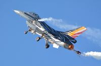 FA-123 @ EGVA - F-16 with full al afterburner at RIAT 2015 - by Paul H