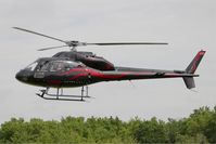 F-GFEX @ LFFQ - Eurocopter AS-355F-1, First flight, La Ferté-Alais airfield (LFFQ) Airshow 2015 - by Yves-Q