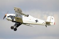 F-AZGG @ LFFQ - CASA 1-131E Jungmann, On display, La Ferté-Alais airfield (LFFQ) Airshow 2015 - by Yves-Q