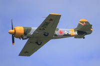 G-JYAK @ LFFQ - Yakovlev Yak-50, On display, La Ferté-Alais airfield (LFFQ) Airshow 2015 - by Yves-Q