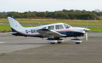 G-BRKH @ EGFH - Visiting Piper Dakota. - by Roger Winser
