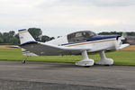 G-JRME @ EGBR - Jodel D-140E Mousquetaire IV at The Real Aeroplane Club's Helicopter Fly-In, Breighton Airfield, September 20th 2015. - by Malcolm Clarke