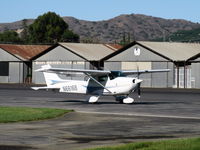 N66168 @ SZP - 1983 Cessna 172P SKYHAWK, Lycoming O-320-D2J 160 Hp, landing roll rwy 04 - by Doug Robertson