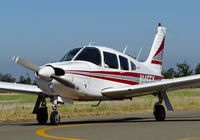 N1455X @ KRHV - Locally-based 1975 Piper PA-28R-200 taxing out for departure at Reid Hillview Airport, San Jose, CA. - by Chris Leipelt