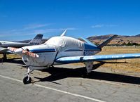 N2095D @ E16 - Locally-based 1953 Beechcraft D35 Bonanza sitting at its tie down at South County Airport, San Martin, CA. It has been for sale for quite some time now, a few years if I recall correctly. - by Chris Leipelt