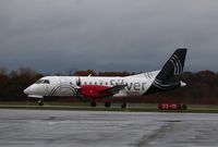 N344AG @ KJST - SAAB 340B - by Mark Pasqualino