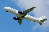 CS-TRO @ LFRB - Airbus A320-214, Take off rwy 25L, Brest-Bretagne airport (LFRB-BES) - by Yves-Q