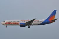 G-GDFJ @ EGSH - Misty landing to runway 27. - by keithnewsome