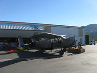 N315XB @ SZP - 1957 Avions Max Holste M.H.1521M BROUSSARD. P&W R-985 AN-4 Wasp radial 450 Hp, French Army veteran, Experimental class warbird survivor of Halloween, morning after. - by Doug Robertson