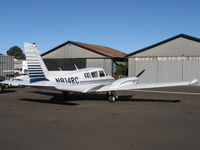 N814RC @ SZP - 1966 Piper PA-30 TWIN COMANCHE, 2 upgraded Lycoming O-320s 160 Hp each counter-rotating with turbocharging, in-effect a PA-39, tip tanks & nose Radar, was prepped for Around the World flight. - by Doug Robertson