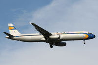 D-AIDV @ LMML - A321 D-AIDV Lufthansa in retro colour scheme. - by Raymond Zammit