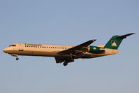 YR-FKA @ LMML - Fokker100 YR-FKA Carpatair - by Raymond Zammit