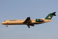 YR-FKA @ LMML - Fokker100 YR-FKA Carpatair - by Raymond Zammit
