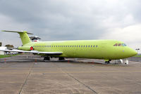 G-AVMU @ EGSU - Green goddess on display at IWM Duxford. Formerly in British Airways colours, she wears a primer undercoat awaiting repainting. - by Arjun Sarup
