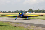 G-AYFC @ EGBR - Rollason Druine D-62B Condor at The Real Aeroplane Club's Helicopter Fly-In, Breighton Airfield, September 20th 2015. - by Malcolm Clarke