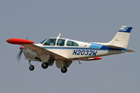 N2032W @ KPDK - Beech C33 Debonair [CD-977] Atlanta-Dekalb Peachtree~N 22/04/2010 - by Ray Barber