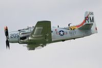 F-AZDP @ LFFQ - Douglas AD-4NA Skyraider, On display, La Ferté-Alais (LFFQ) Air show 2015 - by Yves-Q