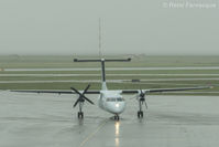 C-GTAQ @ CYVR - Arriving to gate, C-wing.