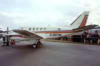 G-BBVM @ EGLF - Beech A100 King Air [B-201] Farnborough~G 10/09/1976. From a slide. - by Ray Barber