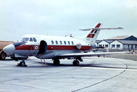 XS727 @ EGVI - Hawker-Siddeley 125 Dominie T.1 [25045] (Royal Air Force) RAF Greenham Common~G 07/07/1974 - by Ray Barber
