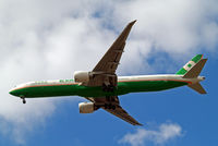 B-16707 @ EGLL - Boeing 777-35EER [33751] (EVA Air ways) Home~G 12/07/2010. On approach 27R. - by Ray Barber