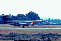 D-8098 @ EGVI - Lockheed F-104G Starfighter [683-8098] (Royal Netherlands Air Force) RAF Greenham Common~G 07/07/1974. From a slide.