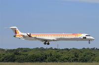 EC-JZU @ LFRB - Canadair Regional jet CRJ-900, On final rwy 07R, Brest-Bretagne airport (LFRB-BES) - by Yves-Q